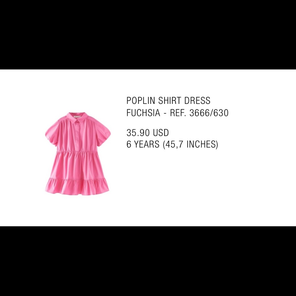 Zara girl dress